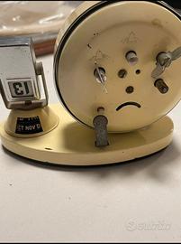 Orologio da Tavolo Vintage Golden Cock