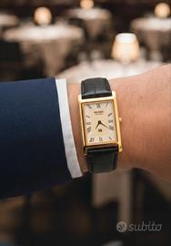 Seiko tank vintage SQ oro e bianco