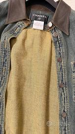 Chanel cappotto lungo in denim - 40