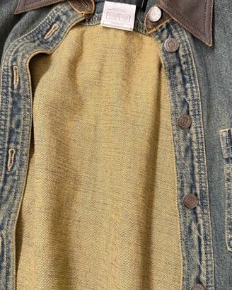 Chanel cappotto lungo in denim - 40