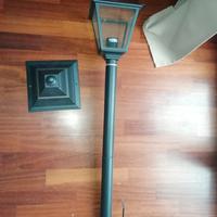 Due pali da luce da giardino