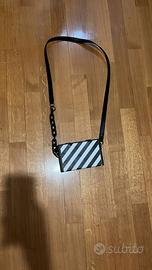 Borsa tracolla ragazzo bianco nero Duca Homme