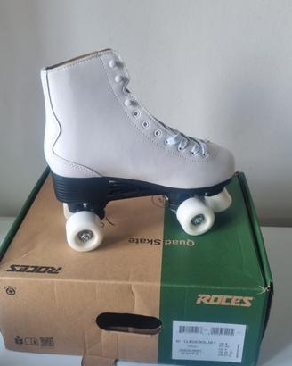 Pattini a rotelle Roces Classic Roller bianchi
