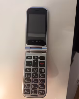 Cellulare anziani artfone G6 4G rosso - nuovo