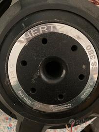 Subwoofer x auto semirgido diametro 38 cm 900 watt