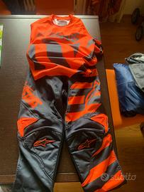  completo cross bambino Alpinestar tg.8/9