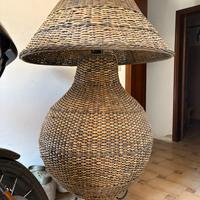 Lampada in vimini