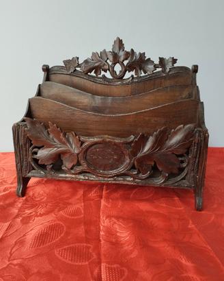 Porta lettere in legno vintage