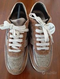Sneakers Hogan Interactive H 3D beige/marrone n 36