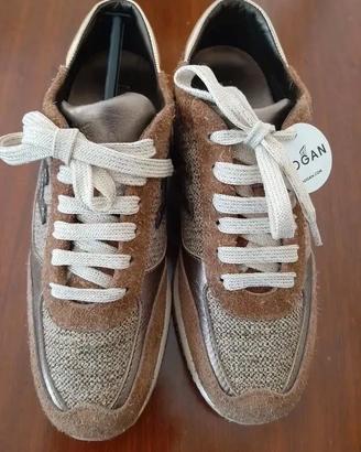 Sneakers Hogan Interactive H 3D beige/marrone n 36