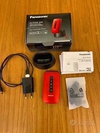 Panasonic- telefono cellulare 4G KX-TU550 Rosso