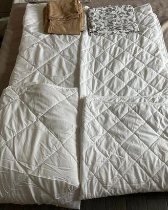 Set piumini letto 4 stagioni con copri piumino