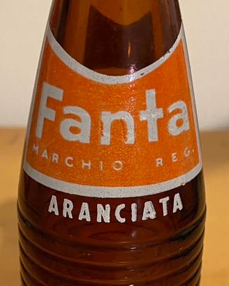 Bottiglia vetro vintage Fanta