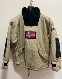 napapijri geographic beige nero giacca