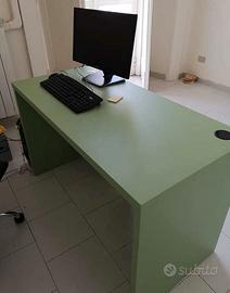 Scrivania casa/ufficio verde 120x60