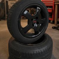 Cerchi Racing Neri + 4Distanziali - Set completo