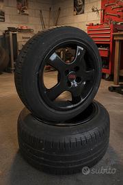 Cerchi Racing Neri + 4Distanziali - Set completo