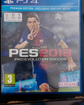 PES 2018 Pro evolution soccer ps4