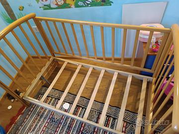 Lettino bambini+materasso+accessori