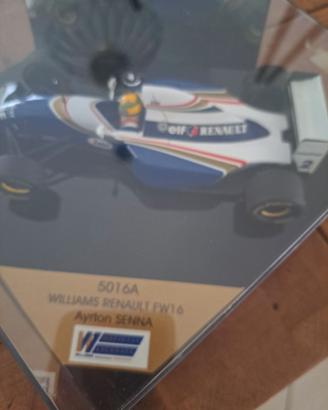 Modellino Ayrton Senna Williams Renault