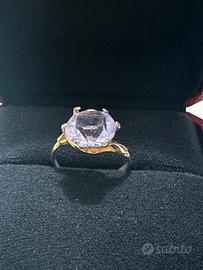 Anello vintage con ametista