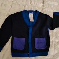 cardigan in  lana 55%  per bimbo 4 anni