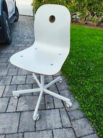 sedia con rotelle ikea