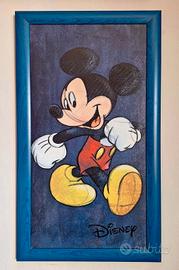 Quadro Disney, Topolino. Disney Wall Art.
