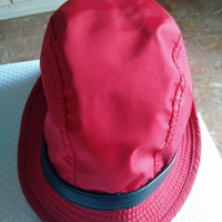 Cappello donna rosso burberry originale