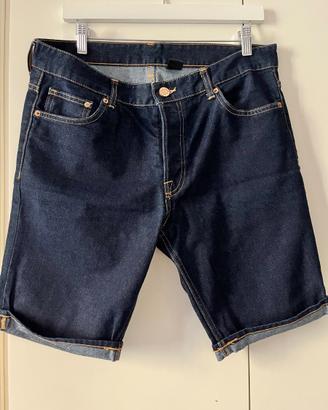 Pantaloncino denim uomo