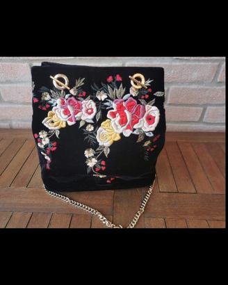 Borsa in velluto Zara