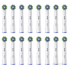 Oral-B 16 Testine Di Ricambio Cross Action Bianche