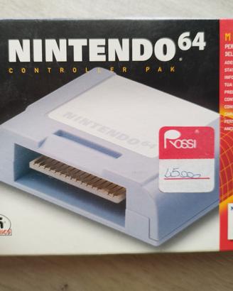 Controller Pak Memory Card Nintendo 64 N64 CIB