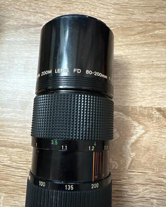 Canon zoom lens fd 80 200mm 1 : 4