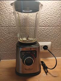 frullatore moulinex powelix brocca in vetro 4 lame