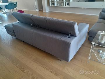 Divano angolare "Poltrone&Sofà" in tessuto