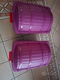 coppia bauli dei pirati in plastica