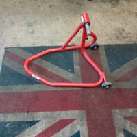 cavalletto alza moto mono braccio