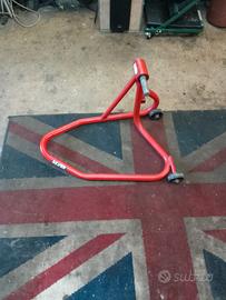 cavalletto alza moto mono braccio