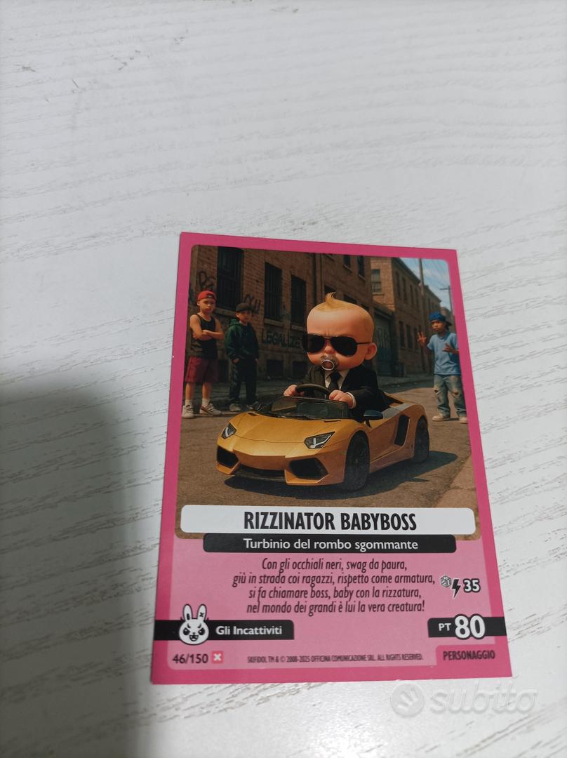 Carta Brainrot Rizzinator Babyboss - Collezionismo In vendita a ...