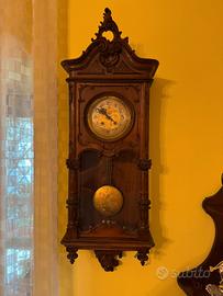 Orologio a pendolo da muro fine '800