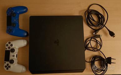 PS4 Slim 500GB + 2 Controller + cavi