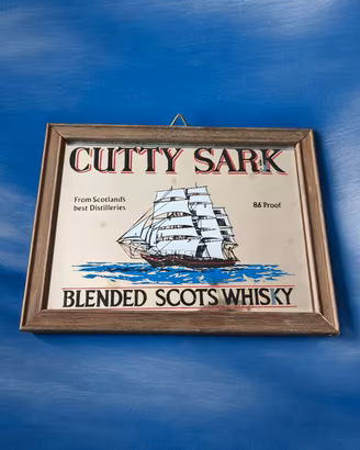 Specchio pubblicitario del Whisky Cutty Sark