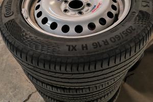 Cerchi gommati 16"