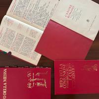 Lotto libri liturgici rituali messali