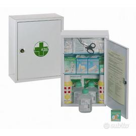 Armadietto metallico kit pronto soccorso