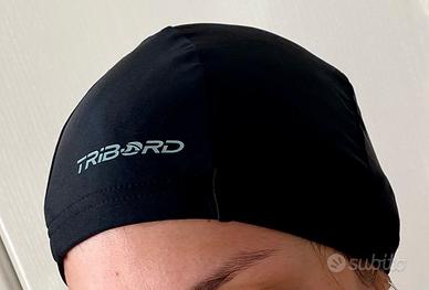 Cuffia da piscina nera in tessuto - Tribord