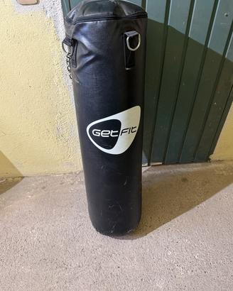 Sacco boxe + guantoni e fascie x i polsi