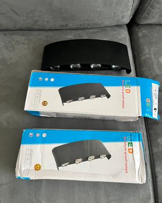 Confezione 2 luci da parete a LED