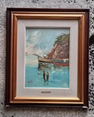 Quadro Olio su tela di G. De Lillis